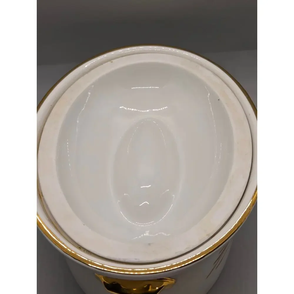 Vintage Royal Worcester Evesham Gold Oval Covered Casserole Dish